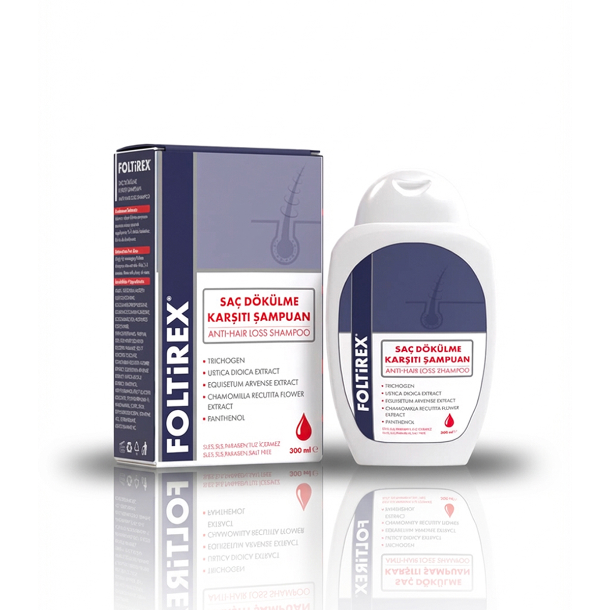 Foltirex Saç Dökülme Karşıtı Şampuan 300ml