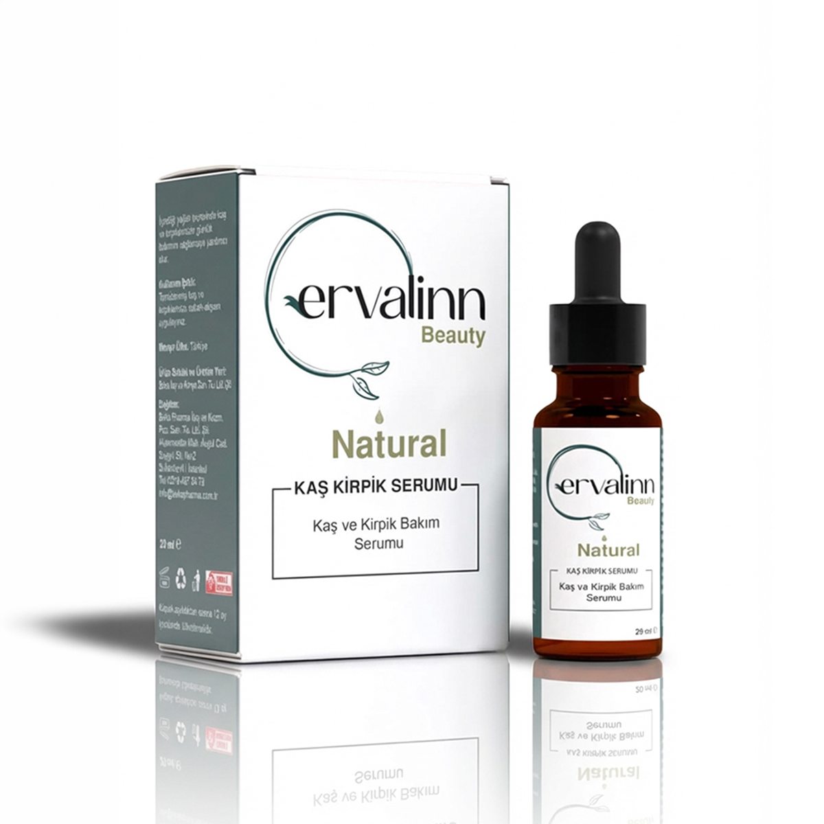 Ervalinn Beauty Natural Kaş Kirpik Serumu 20 ml